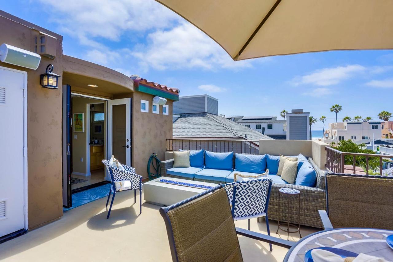 Stunning Ocean View Home W Rooftop Terrace, Firepit, Fast Wifi, Ac & Parking! San Diego Luaran gambar